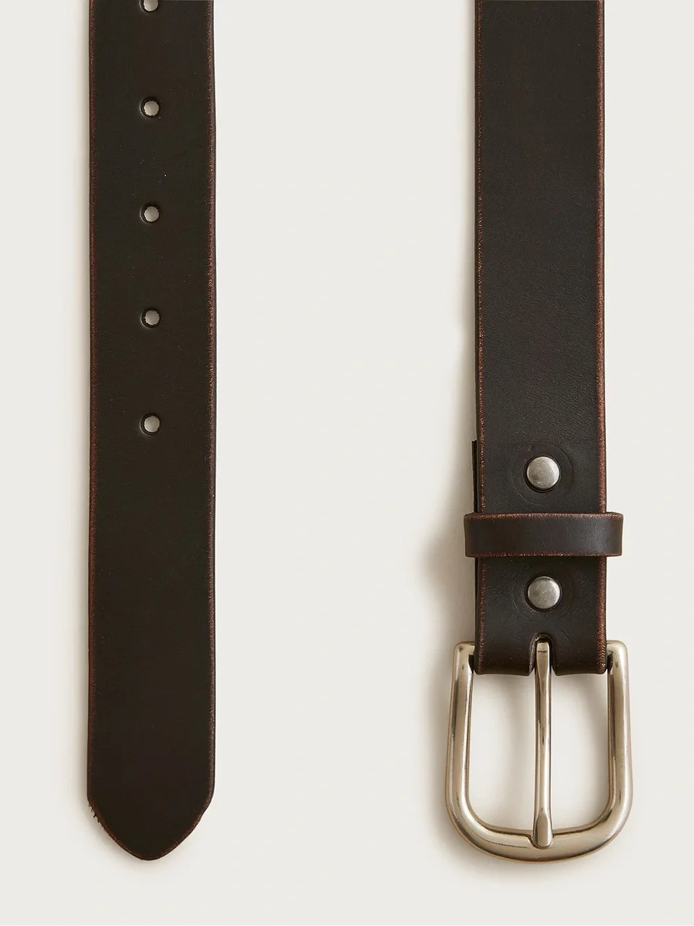 J. CREW Leather round buckle Jean belt in Vintage Black Size 36 NWD $69.50 CQ920